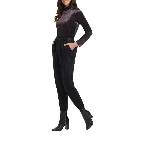 NEW TRIBAL long sleeve mock neck top in black - Picture 1 of 2